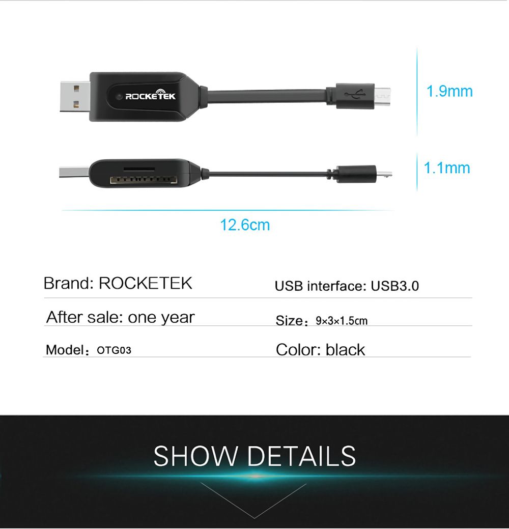 Rocketek-OTG03-USB-20-Micro-USB-to-SD-TF-OTG-Card-Reader-Charge-Cable-for-Android-Phone-1417739