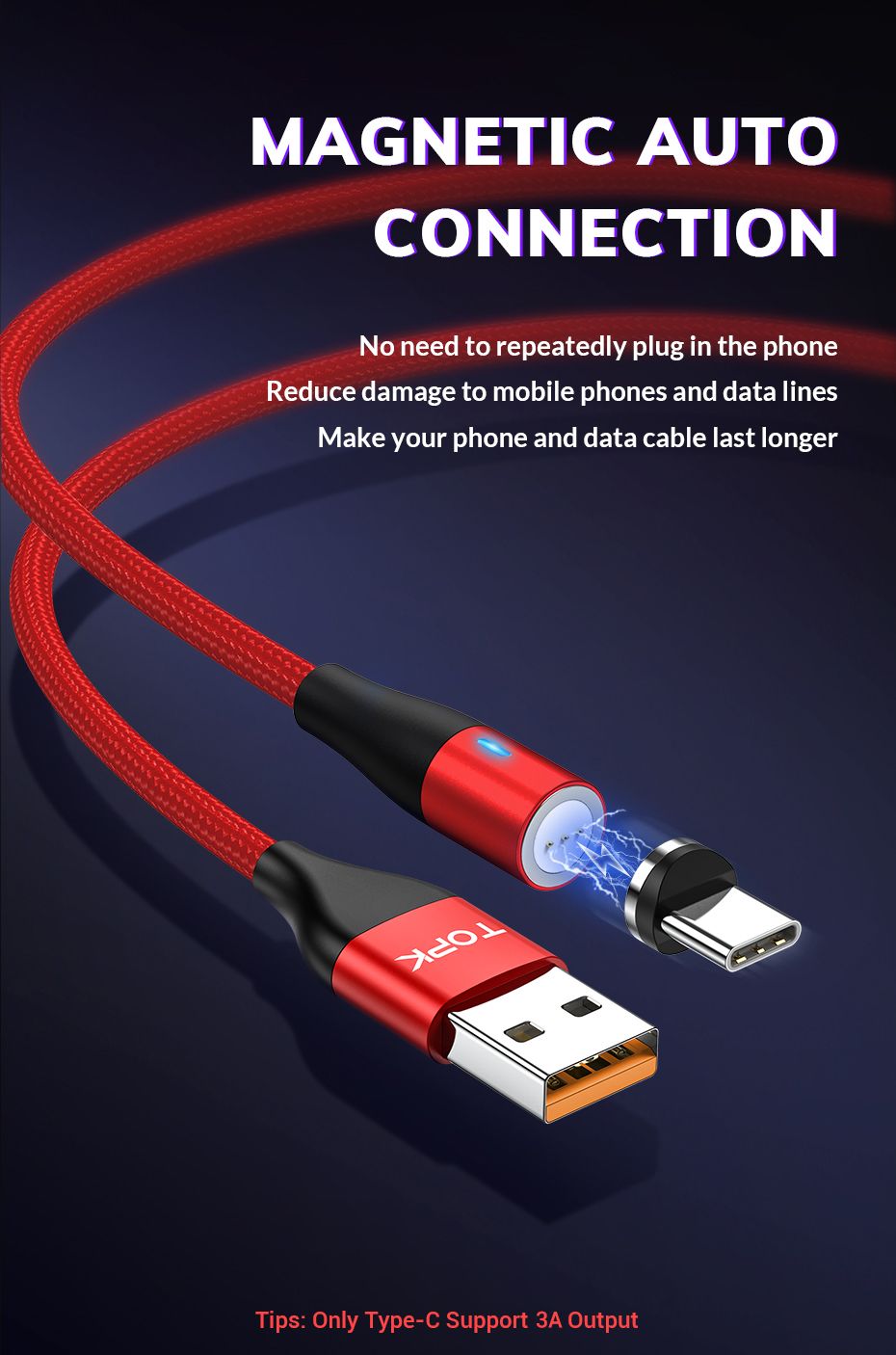 TOPK-3A-Type-C-Micro-USB-LED-Indicator-Fast-Charging-Magnetic-Data-Cable-For-Huawei-P30-Pro-Mate-30--1590239