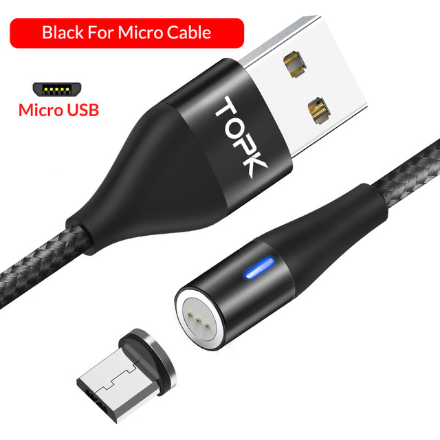 TOPK-3A-Type-C-Micro-USB-LED-Indicator-Fast-Charging-Magnetic-Data-Cable-For-Huawei-P30-Pro-Mate-30--1590239