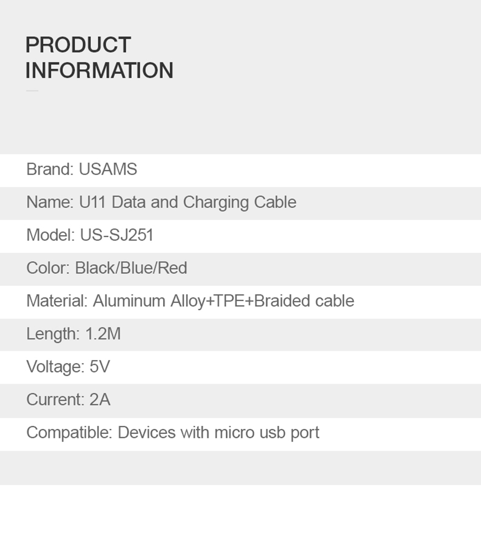 USAMS-U11-Micro-USB-Braided-Fast-Charging-Data-Cable-12M-For-Samsung-S7-S6-Note-5-1363941