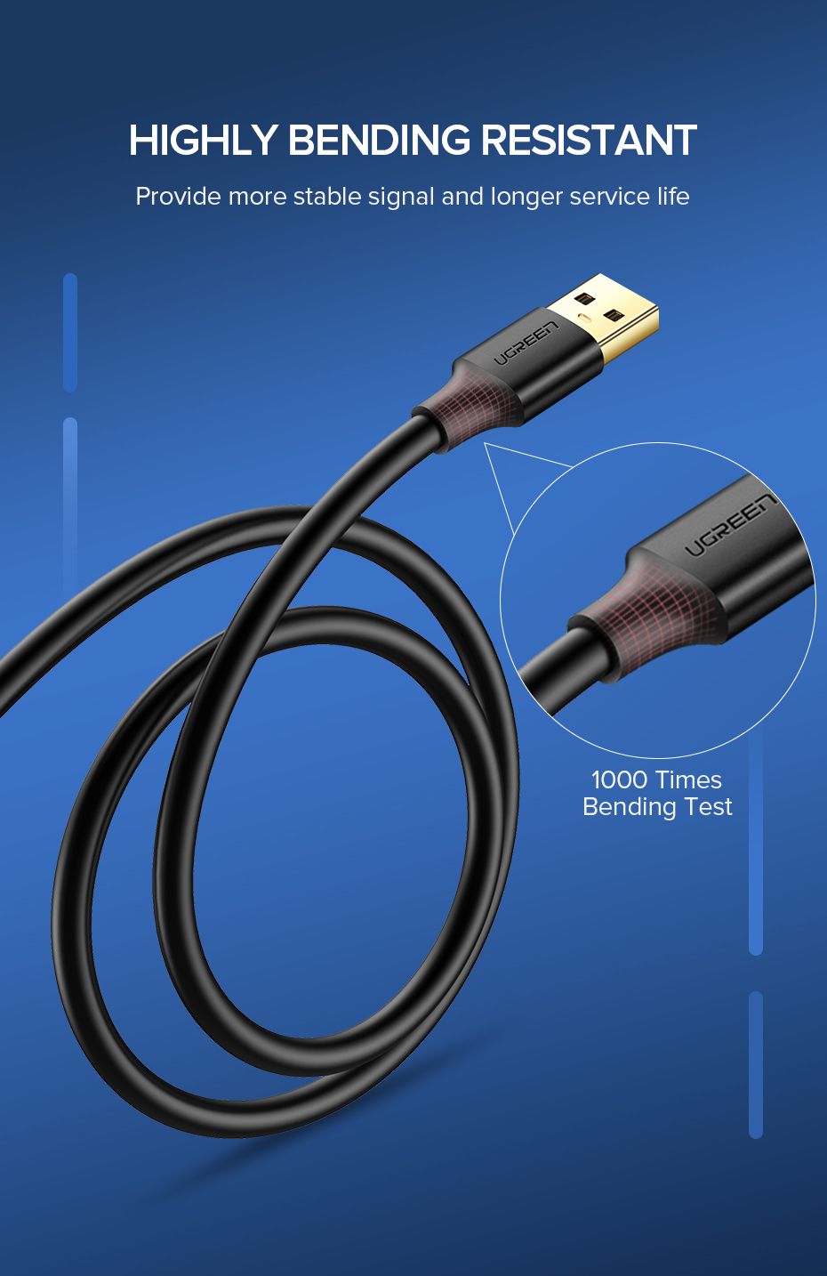 Ugreen-USB-to-USB-Extension-Cable-Data-Cable-Type-A-Male-to-Male-USB-20-Extender-for-Radiator-Hard-D-1645676