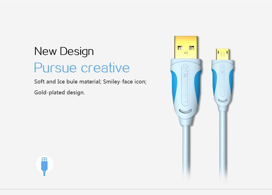 VENTION-VAS-A04-Micro-USB20-Cable-Data-Sync-Charger-Cable-BlackIce-Blue-1M-1034747