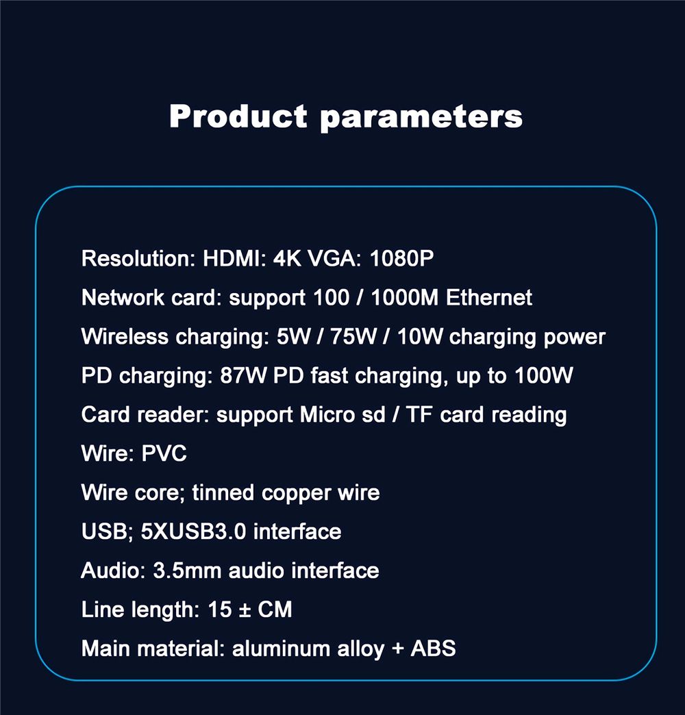 13-in-1-USB-C-Hub-Wireless-Charging-Adapter-Multi-USB-Type-C-to-USB30-VGA-RJ45-HD-4K-PD-Audio-35mm-T-1719760