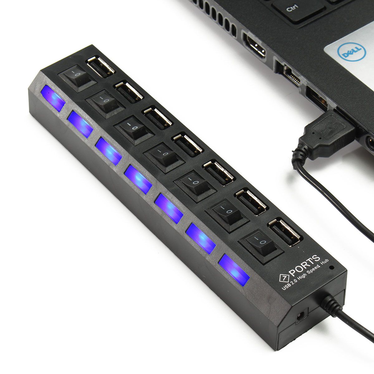 7-Port-High-Speed-USB-20-Hub---Power-Adapter-ONOFF-for-Switch-for-MAC-PC-Laptop-1762543