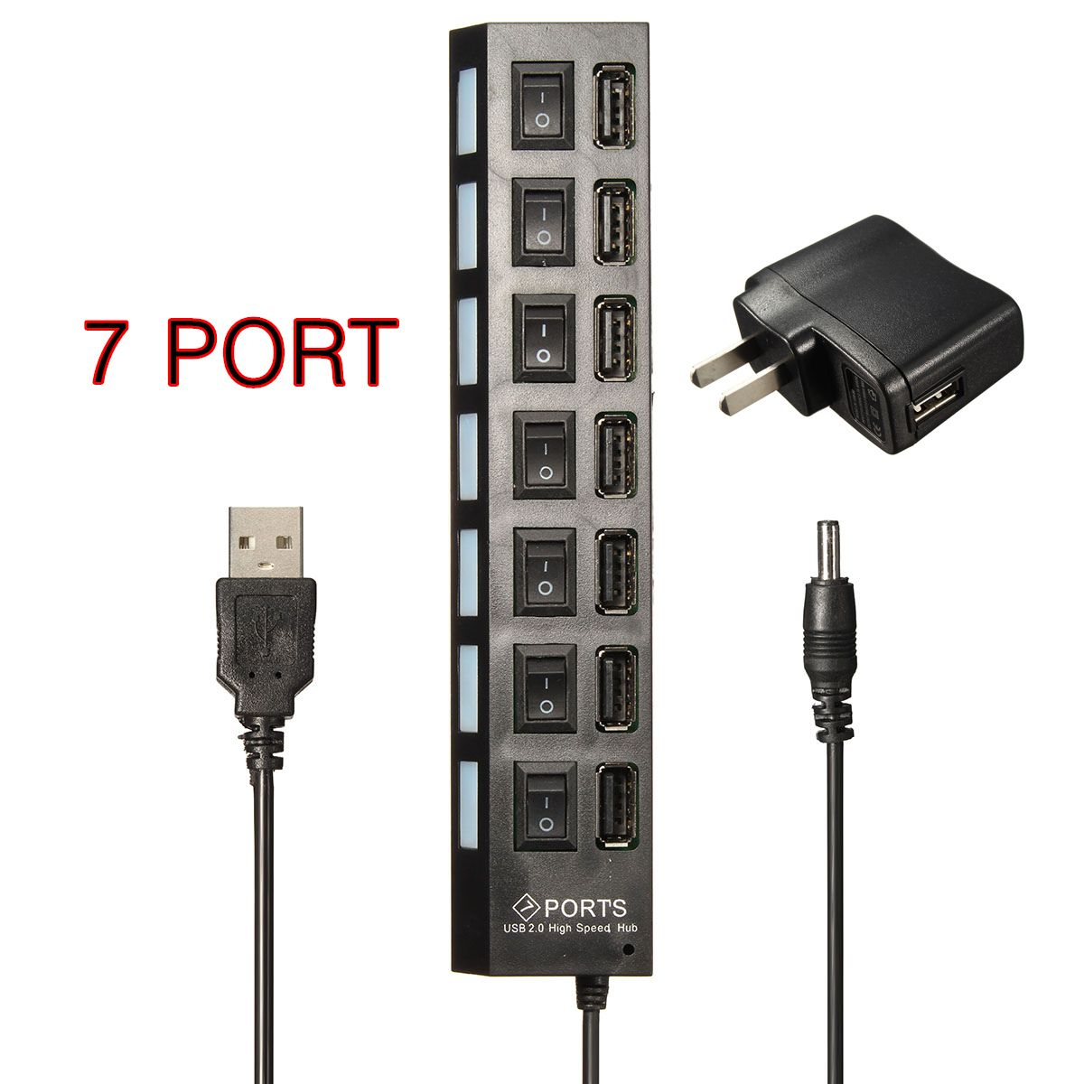 7-Port-High-Speed-USB-20-Hub---Power-Adapter-ONOFF-for-Switch-for-MAC-PC-Laptop-1762543