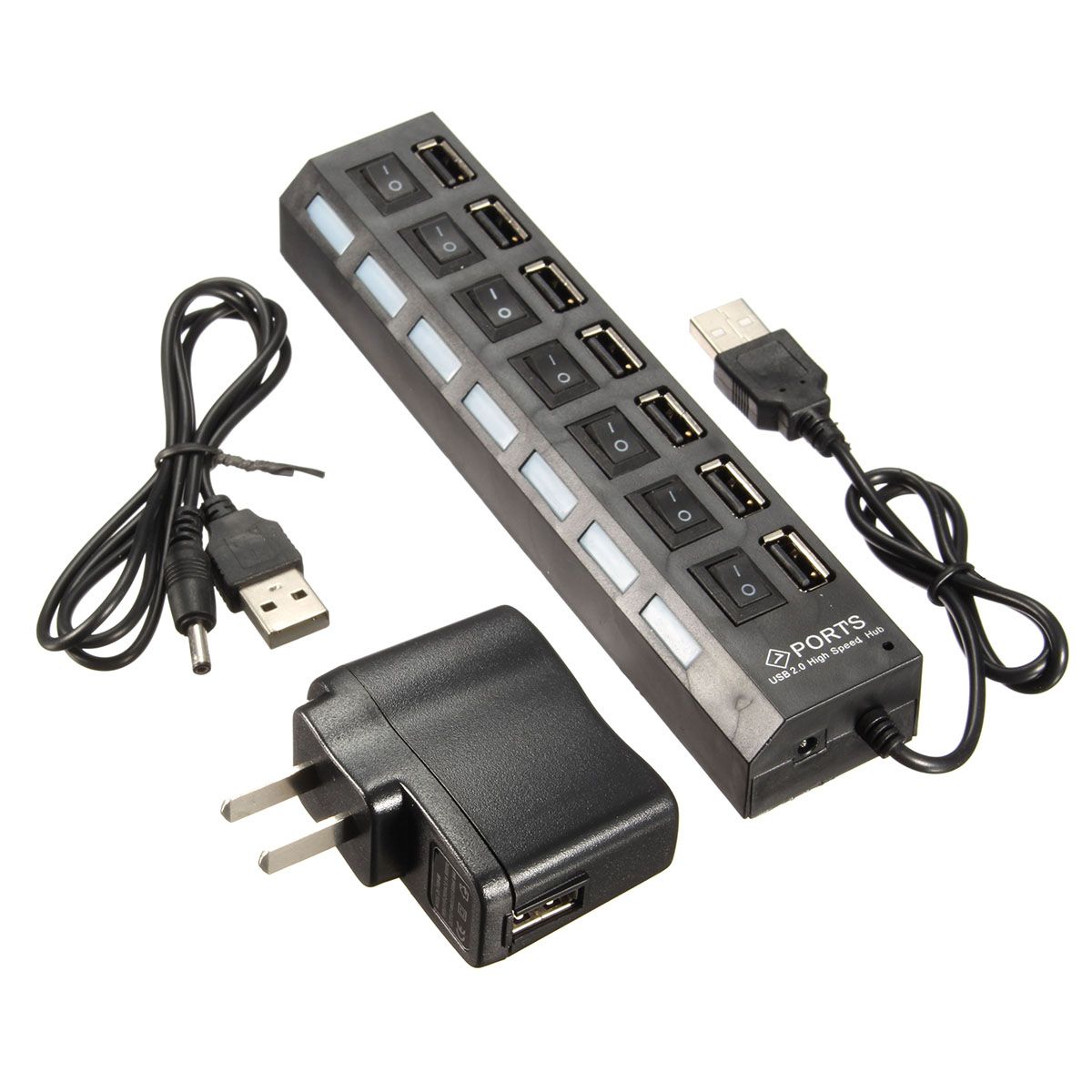 7-Port-High-Speed-USB-20-Hub---Power-Adapter-ONOFF-for-Switch-for-MAC-PC-Laptop-1762543