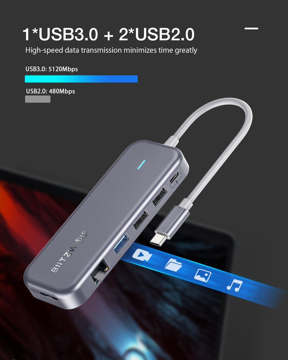 BlitzWolfreg-BW-TH11-11-in-1-USB-C-Data-Hub-with-Dual-4K30Hz-HDMI-Ports-1080P-60Hz-VGA-Port-USB30-US-1745434