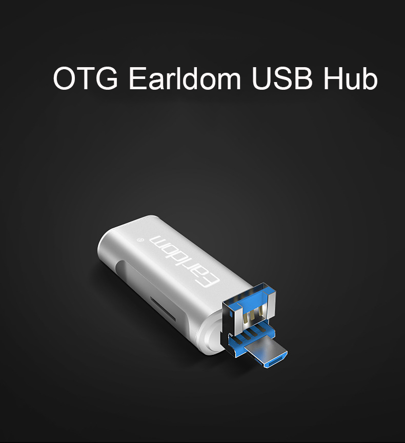 Earldom-Card-Reader-Multifunctional-OTG-USB-20-USB-BTF-Port-With-Up-To-64GB-Data-Reading-For-Laptop--1639678