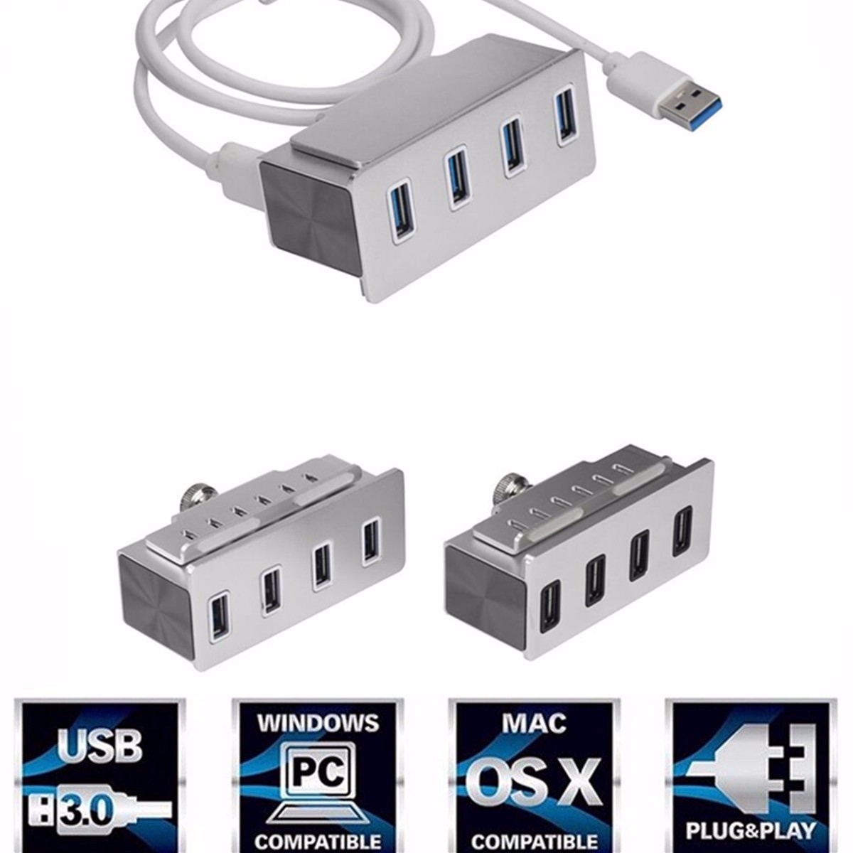 High-Speed-5Gbps-4-USB-30-Ports-Clip-Design-Aluminum-Alloy-USB-Hub-for-PC-iMac-1105361