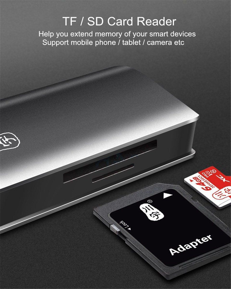Kawau-H330-5-IN-1-Type-C-to-2-Port-USB30-PD30-OTG-Hub-SD-TF-Card-Reader-1433338
