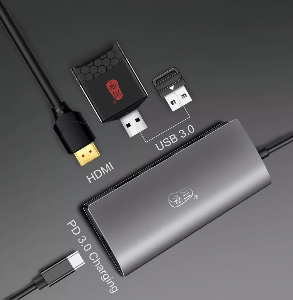 Kawau-H331-Type-C-to-2-Port-USB-30-USB-C-PD-30-Charge-4K-Display-Hub-1440284