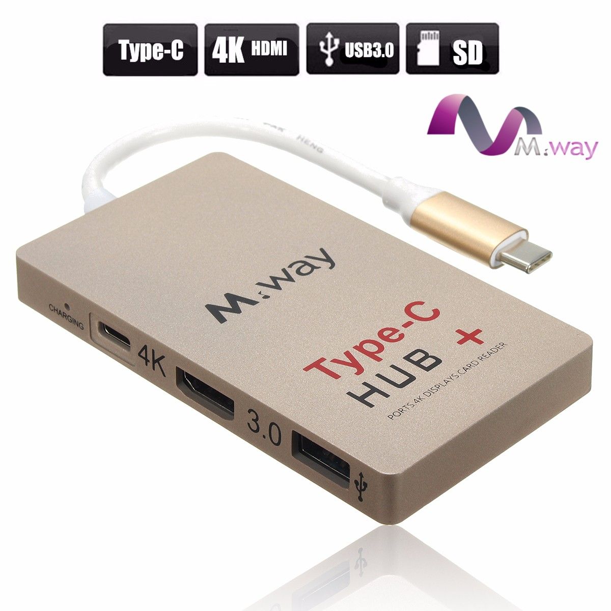 MWay-USB-31-Type-C-to-4k-HDMI-USB-30-HUB-USB-C-Charger-SD-Card-Reader-Adapter-1092890