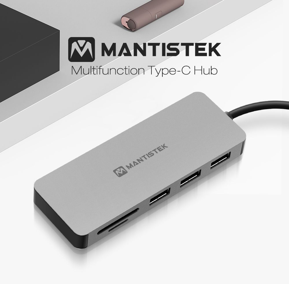 MantisTekreg-H3-7-In-One-Type-C-to-USB-30-4K-Display-PD-Charge-Hub-TF-SD-Card-Reader-1301582