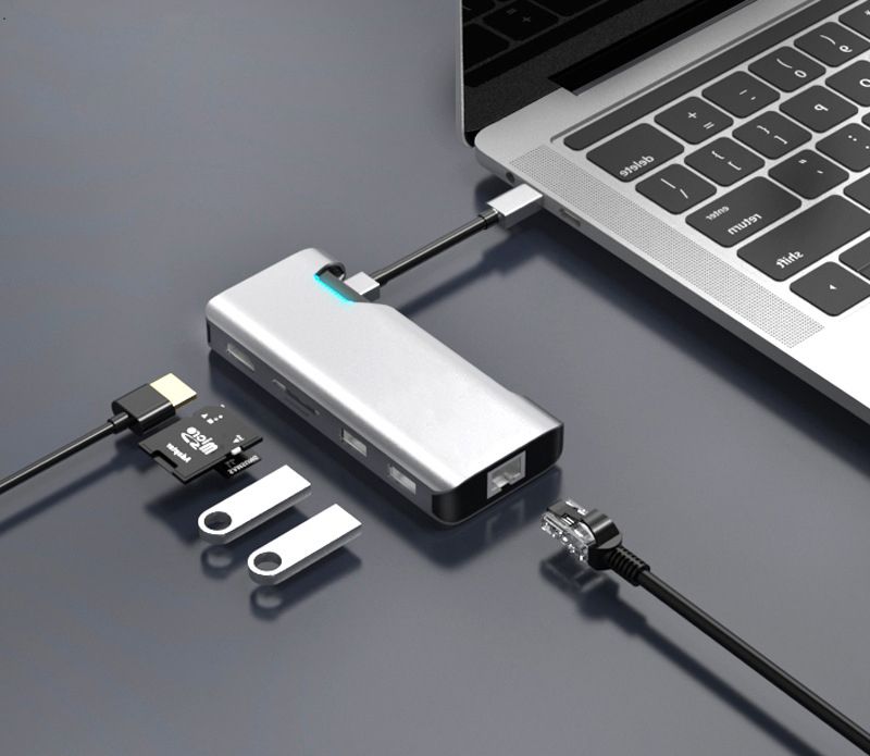 SHIWEI-1907B-7-in-1-USB-C-Data-Hub-with-2-Port-USB-30-TF-SD-Card-Reader-USB-C-PD-Charging-HDMI-4K-Di-1651119