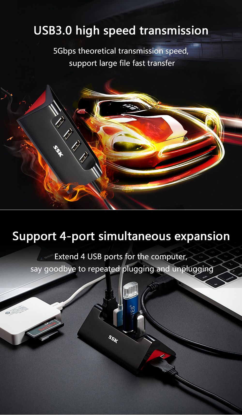 SSK-SHU835-USB-30-to-4-Port-USB-30-Hub-with-Micro-USB-Power-Port-1338669