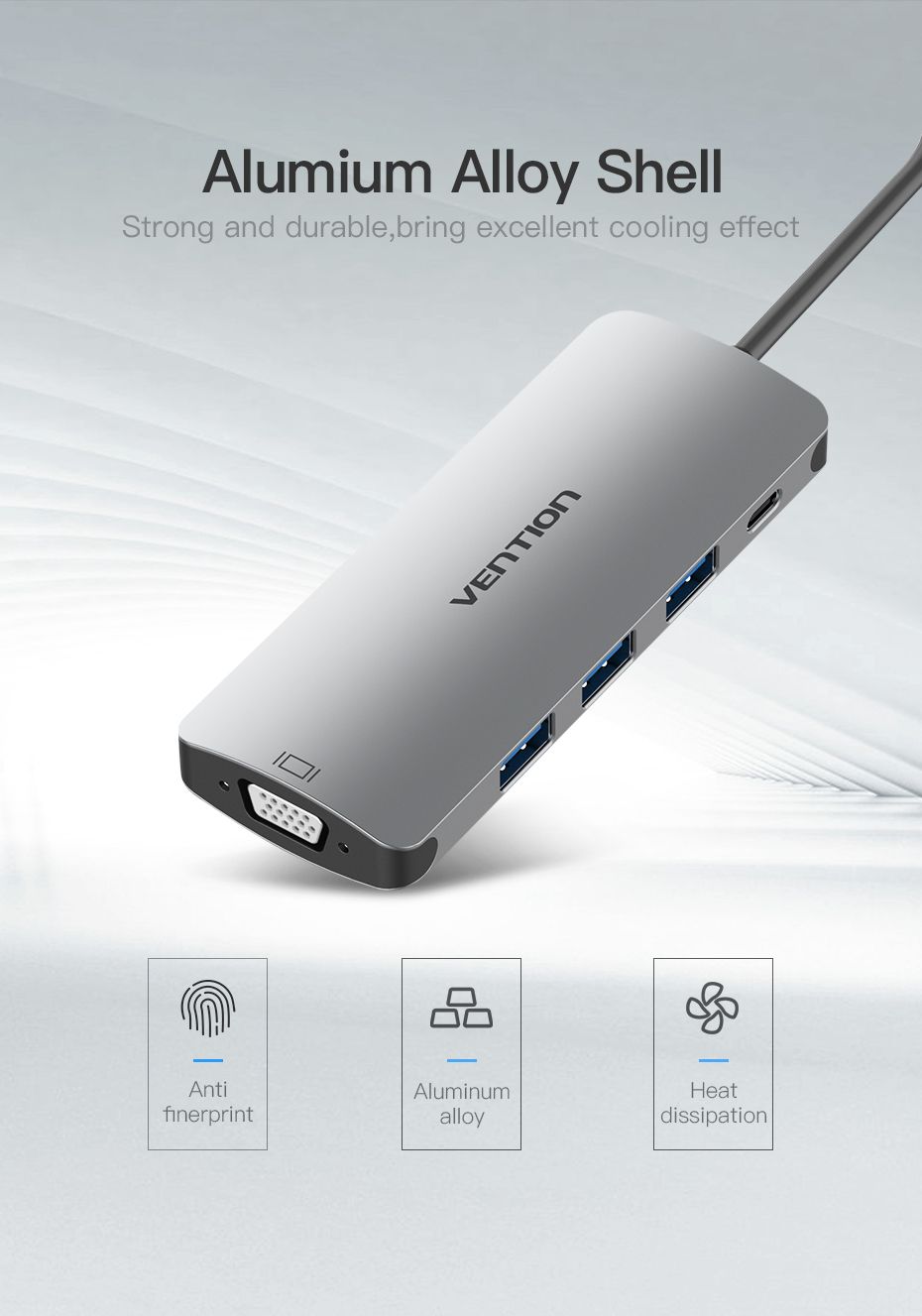 Vention-CGQHA-Multifunction-Type-C-to-3-Port-USB-30-USB-C-PD-Charge-1080P-VGA-Hub-1340755