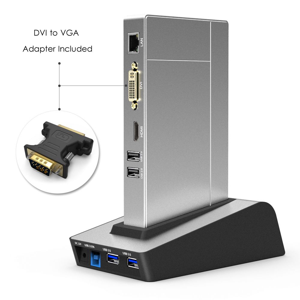 Wavlink-USB30-Universal-Aluminum-Coupling-Docking-Station-HDD-SSD-Box-Base-Dual-Video-Monitor-HDMI-1265888