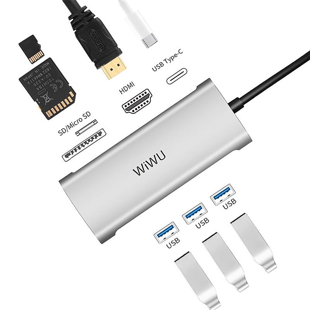 WiWU-Alpha-731HP-7-in-1-USB-C-Hub-Type-C-to-USB30-Adapter-HD-Converter-SDTF-Card-Reader-PD-Fast-Char-1722800
