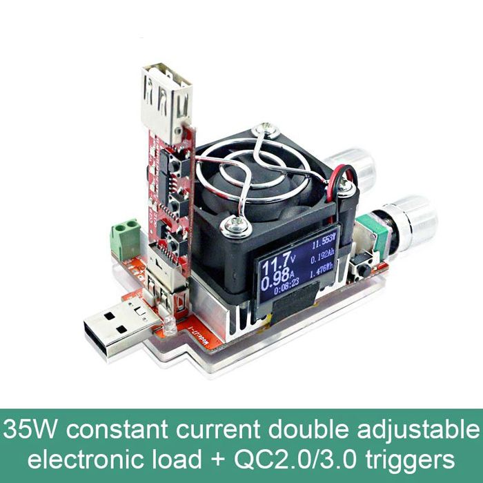 35W-Constant-Current-Double-Adjustable-Electronic-Load--QC2030-Trigger-Quick-Voltage-USB-Tester-Volt-1194871