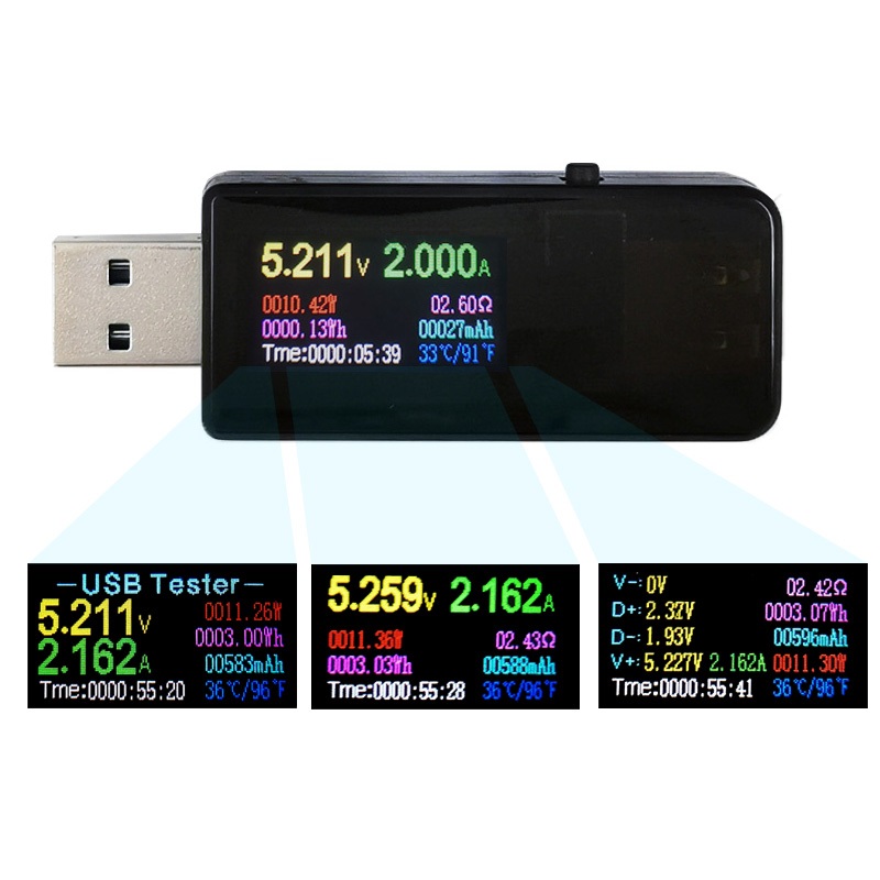 DANIU-7-in-1-USB-Tester-Digital-DC-Current-Voltage-Capacity-Power-Detector-Power-Bank-Charger-Indica-1171606