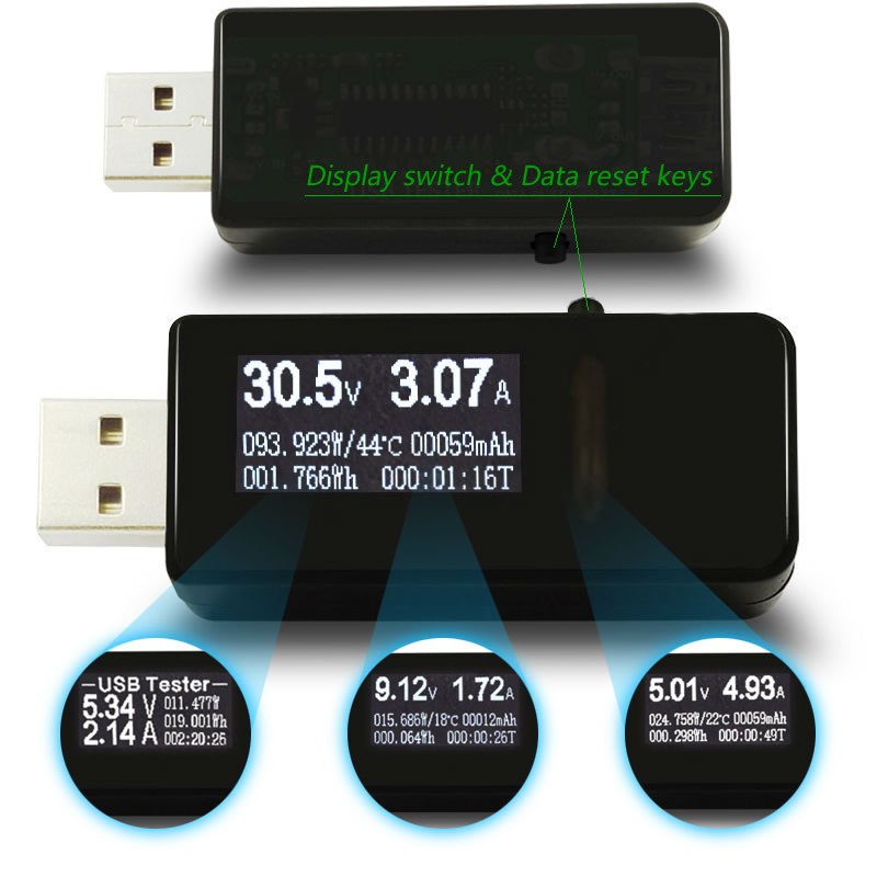 DANIU-7-in-1-USB-Tester-Digital-DC-Current-Voltage-Capacity-Power-Detector-Power-Bank-Charger-Indica-1171606