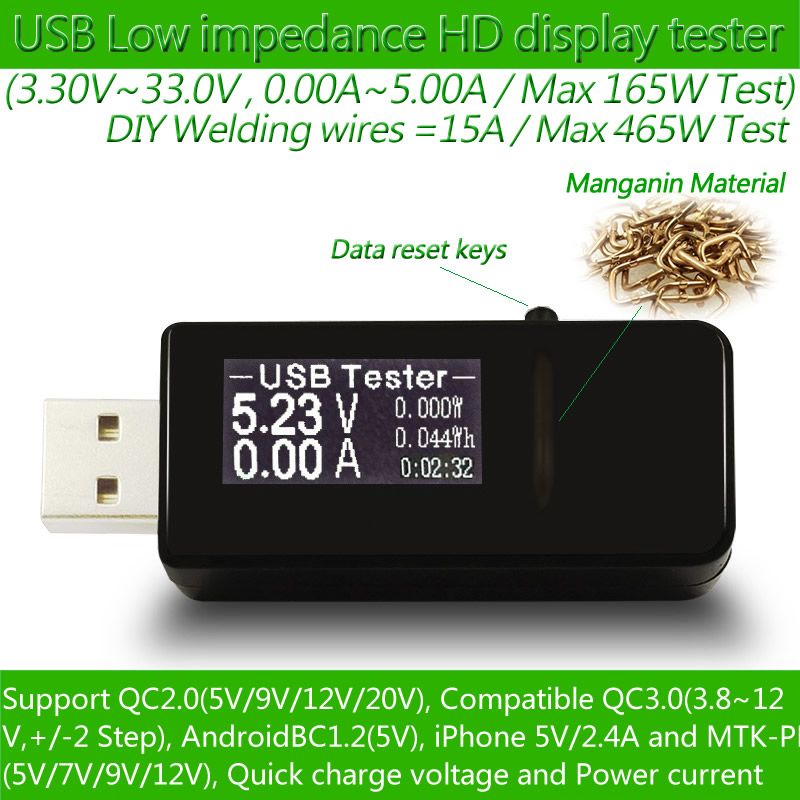 DANIU-7-in-1-USB-Tester-Digital-DC-Current-Voltage-Capacity-Power-Detector-Power-Bank-Charger-Indica-1171606