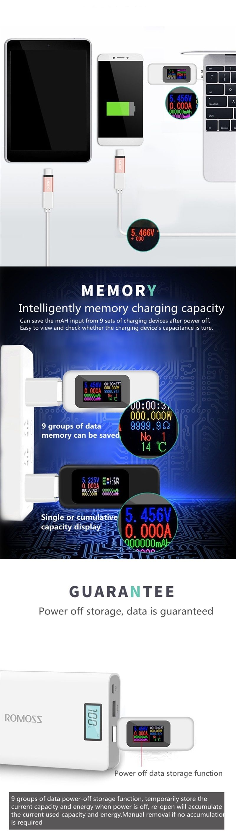 DANIU-Digital-10-in-1-Colorful-LCD-Display-USB-Tester-Voltage-Current-Tester-USB-Charger-Tester-Powe-1439163