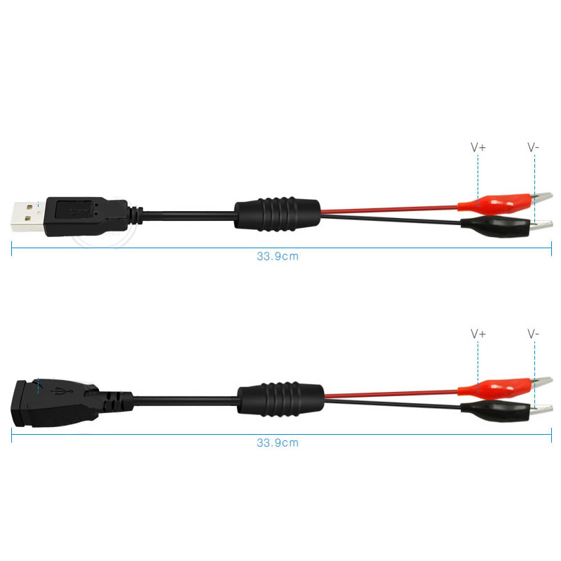 DANIU-USB-Alligator-Clips-Crocodile-Wire-MaleFemale-to-USB-Tester-Detector-DC-Voltage-Meter-Ammeter--1171106