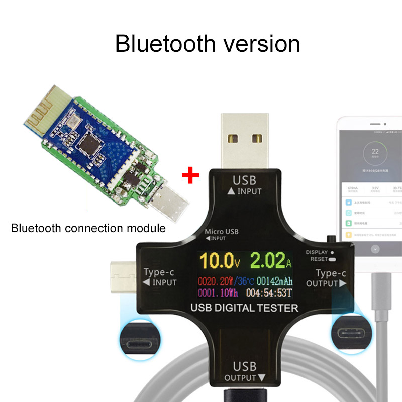 JUWEI-Multifunctional-Color-TFT-USB-Tester-bluetooth-Type-C-PD-Digital-Voltmeter-Vurrent-Meter-Ammet-1291132