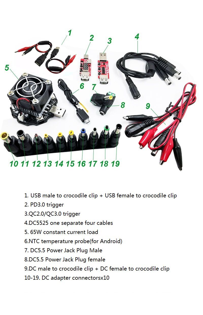 MUSTOOL-UD18-USB30DCType-C-18-in-1-USB-Tester-APP-DC-Digital-Voltmeter-Ammeter-HD-Color-Screen-6-Bit-1564949
