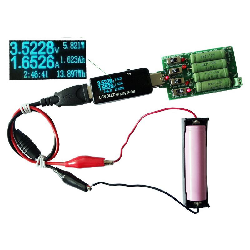 OLED-Display-USB-Tester-DC-Voltmeter-Ammeter-18650-Capacity-Meter-with-Electronic-load--Discharge-Re-1172253