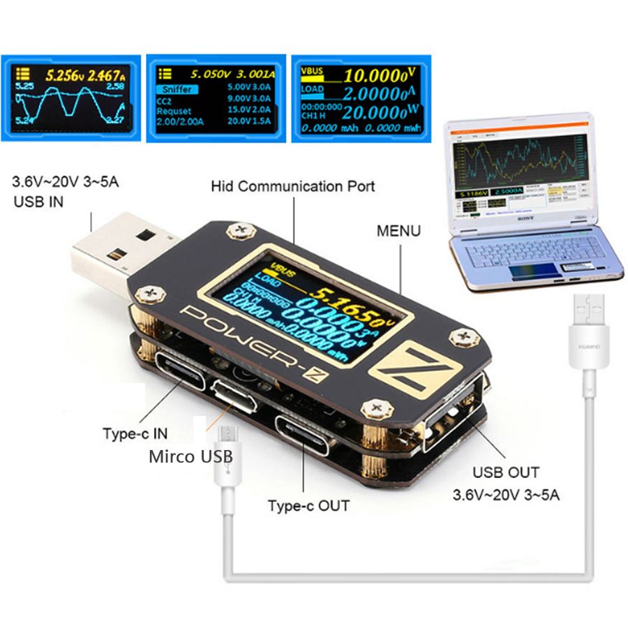 POWER-Z-PD30-QC40-USB-Tester-Voltage-Current-Tester-Ripple-Dual-Type-C-Meter-1226355