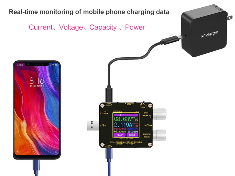 QI-Wireless-Charger-Tester-Color-TFT-bluetooth-Android-PC-App-USB-Current-Voltage-Meter-Load-Detecto-1356044