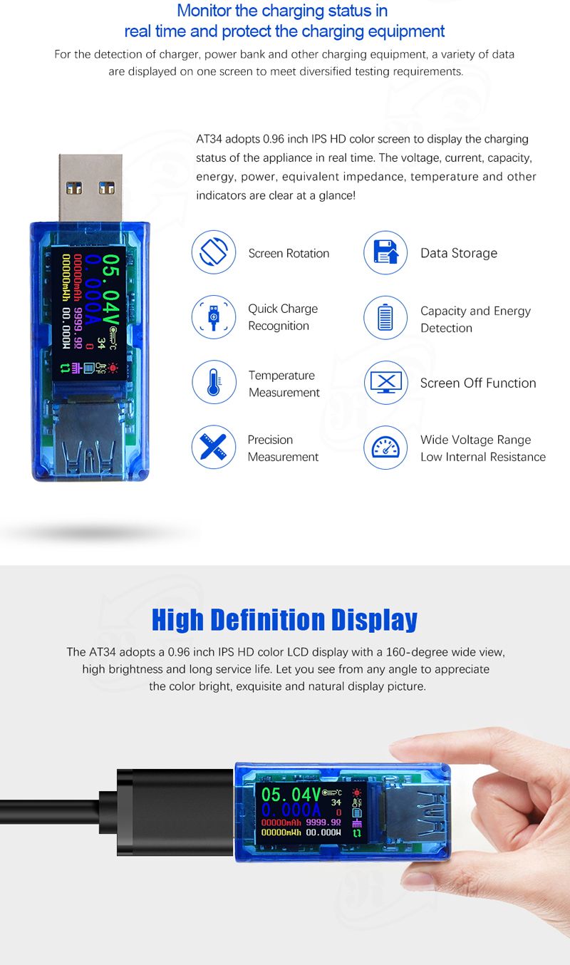 RUIDENG-AT34-USB30-IPS-HD-Color-Screen-USB-Tester-Voltage-Current-Capacity-Energy-Power-Equivalent-I-1326425
