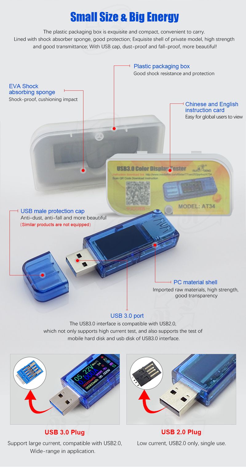 RUIDENG-AT34-USB30-IPS-HD-Color-Screen-USB-Tester-Voltage-Current-Capacity-Energy-Power-Equivalent-I-1326425