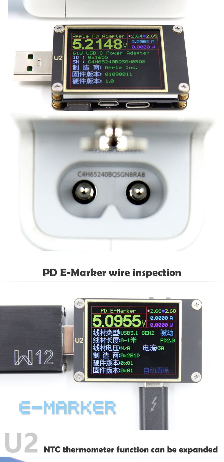 U2p-Current-and-Voltage-meter-USB-Tester-QC4-PD30-20PPS-Fast-Charge-Protocol-Capacity-Dimension-1649000