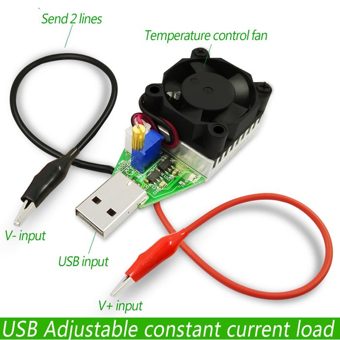 USB-DC-Electronic-Load-Resistor-Battery-Power-Bank-Capacity-Testing-Charger-Adjustable-Constant-Curr-1194877