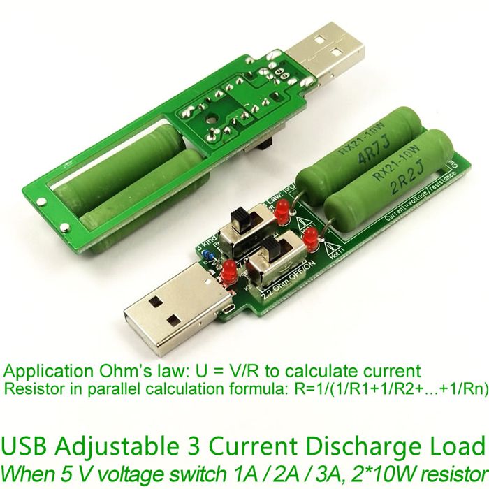 USB-Resistor-DC-Electronic-Load-Adjustable-3-Current-5V-1A2A3A-Battery-Capacity-Voltage-Discharge-Re-1193885