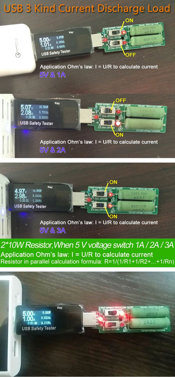 USB-Resistor-DC-Electronic-Load-Adjustable-3-Current-5V-1A2A3A-Battery-Capacity-Voltage-Discharge-Re-1193885