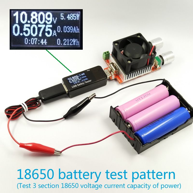 USB-Tester-Battery-Tester-Power-Meter-Voltmeter-Ammeter-Capacity-18650-Lithium-Polymer-NIMH-Carbon-Z-1171108