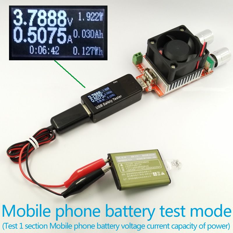 USB-Tester-Battery-Tester-Power-Meter-Voltmeter-Ammeter-Capacity-18650-Lithium-Polymer-NIMH-Carbon-Z-1171108
