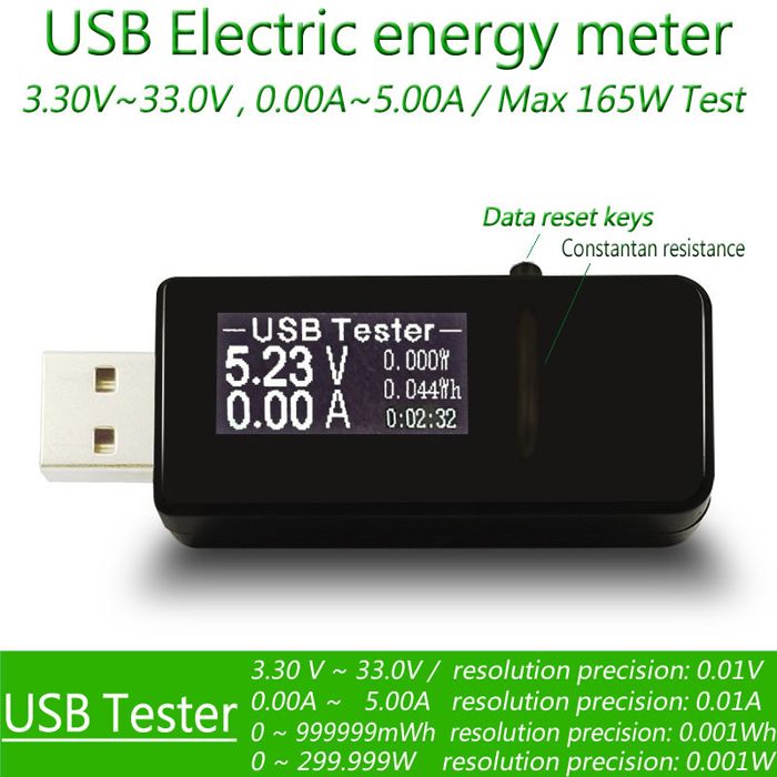 USB-Tester-Digital-DC-Current-Voltage-Detector-Power-Bank-Charger-Indicator--USB-Load-1172255
