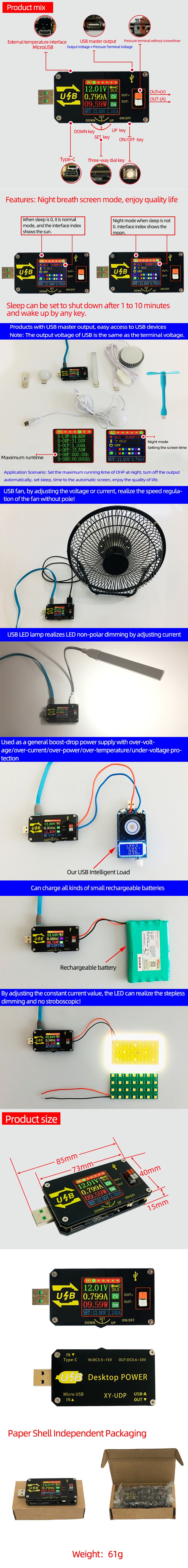 XY-UDP-CNC-USB-Color-Screen-Power-Supply-Voltage-Step-down-Module-Constant-Voltage-Constant-Current--1582035