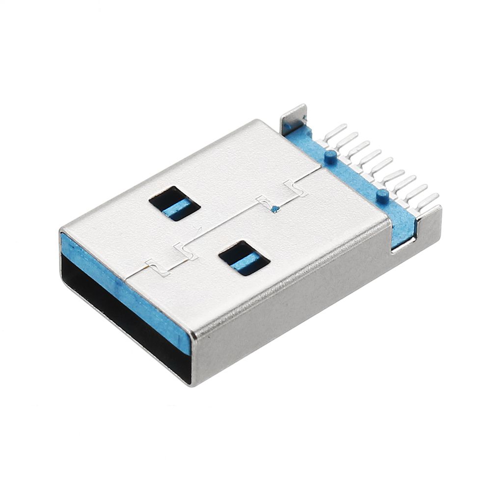 10pcs-180-Degree-USB-30-Type-A-female-Socket-Connector-SMT-Charging-Socket-Plug-Connector-1334754