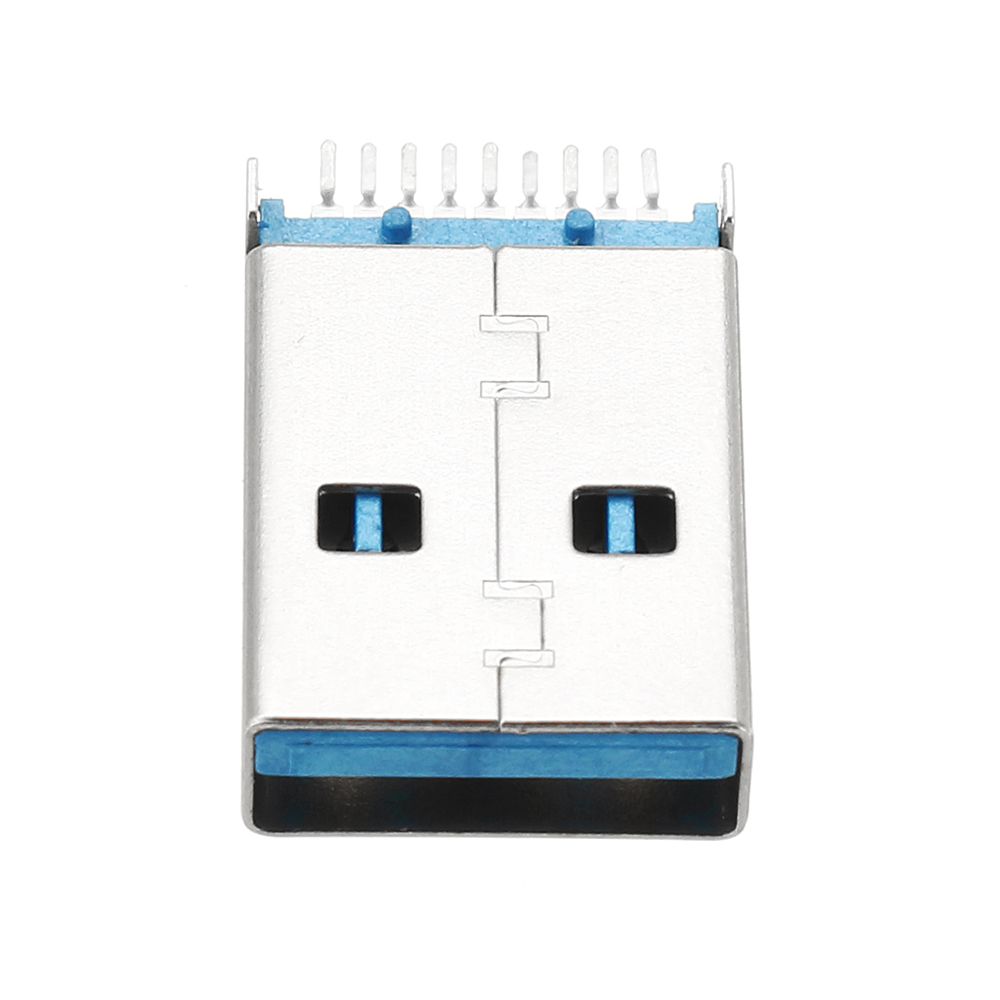 10pcs-180-Degree-USB-30-Type-A-female-Socket-Connector-SMT-Charging-Socket-Plug-Connector-1334754