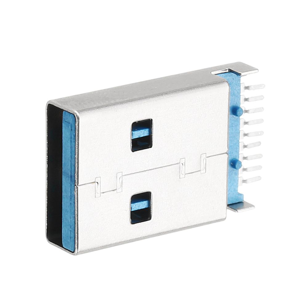 10pcs-180-Degree-USB-30-Type-A-female-Socket-Connector-SMT-Charging-Socket-Plug-Connector-1334754