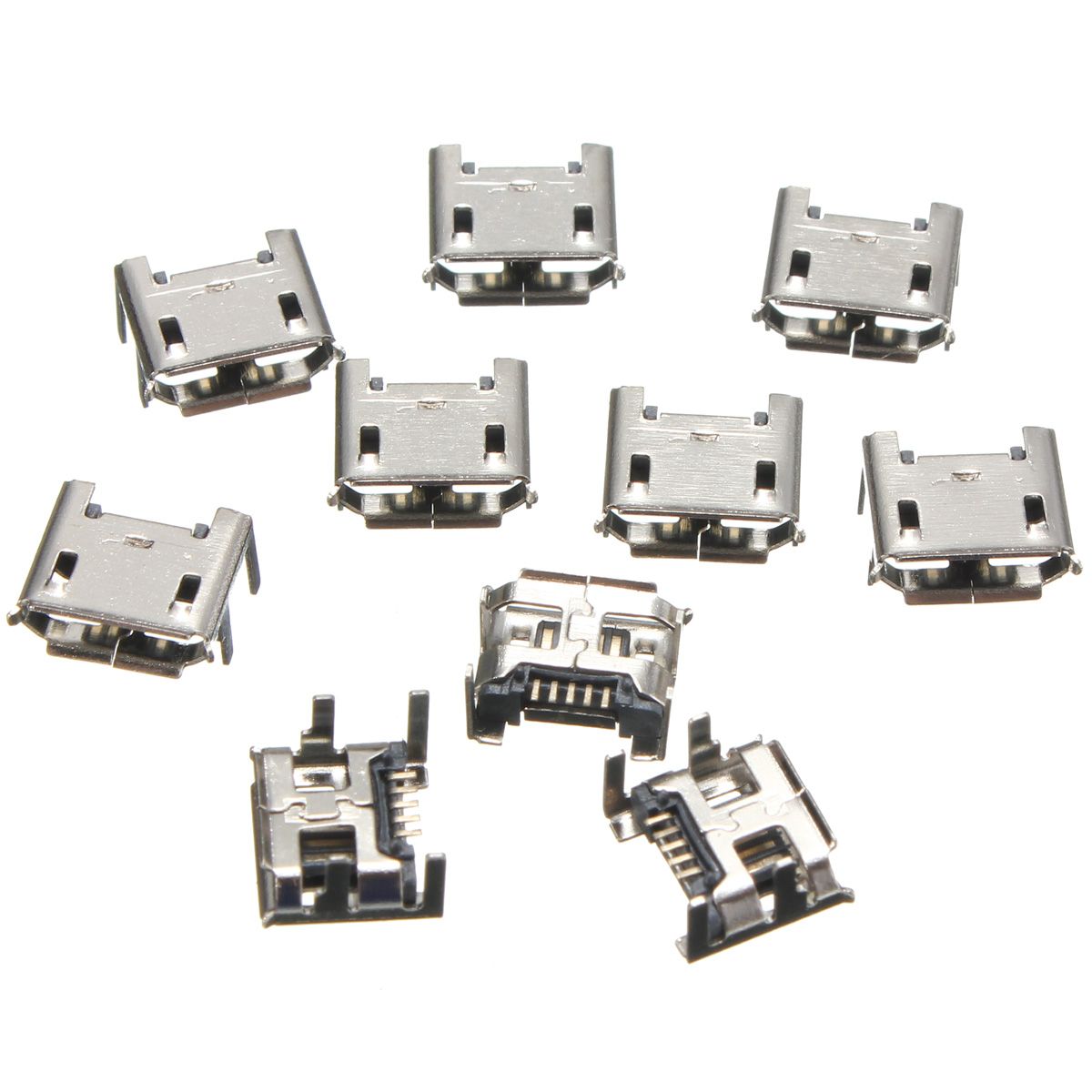 30pcs-Micro-USB-Type-B-5-Pin-Female-Socket-4-Vertical-Legs-For-Solder-Connector-1370518