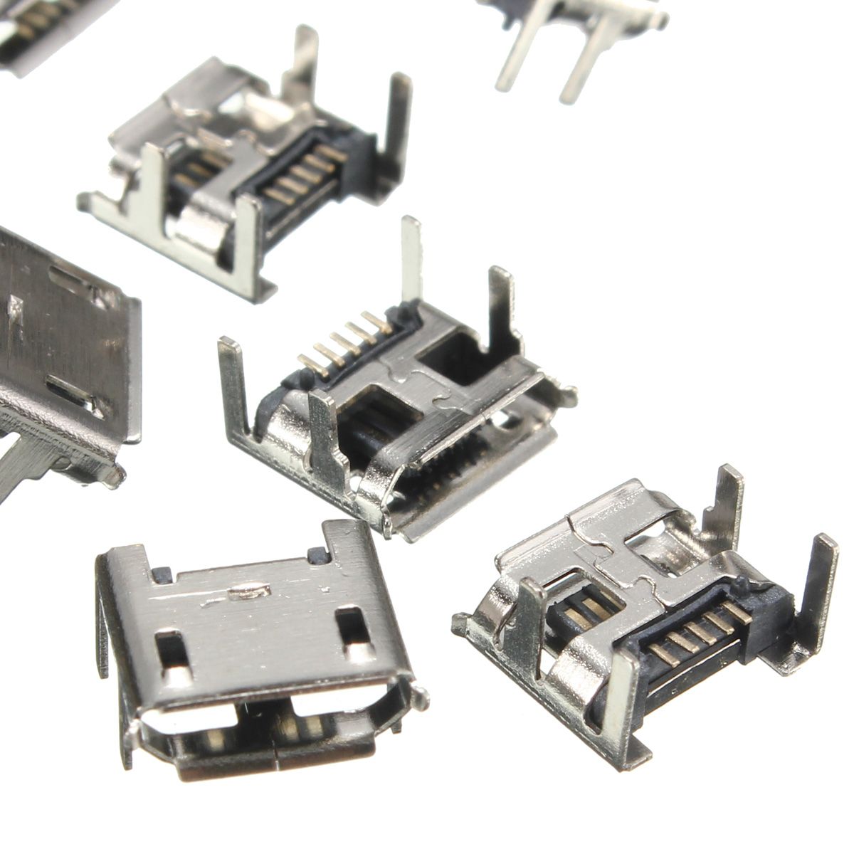 30pcs-Micro-USB-Type-B-5-Pin-Female-Socket-4-Vertical-Legs-For-Solder-Connector-1370518