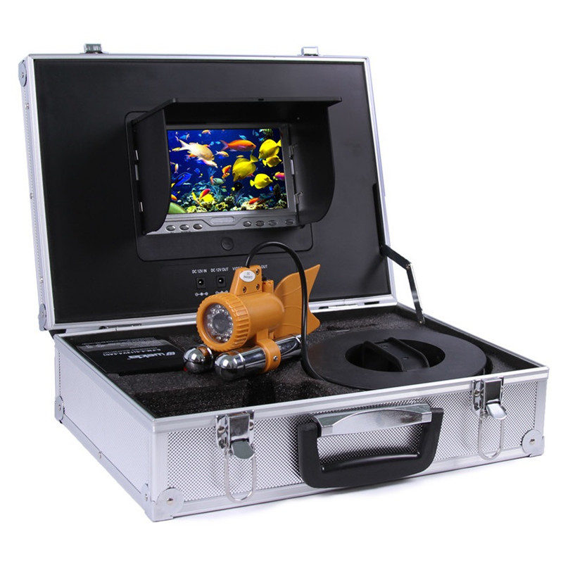 CR110-7-Under-Water-Fishing-Camera-System-with-7-inch-LCD-Monitor-12pcs-White-LED-Double-Rod-Camera-1040890