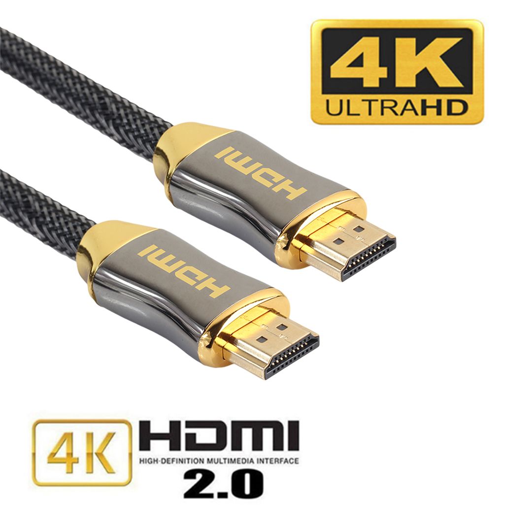 Bakeey-HDMI-Cable-Zinc-Alloy-HDMI-20-4K-HD-Display-Video-Projector-Cable-For-Fire-TV-Xbox-Apple-TV-D-1694184